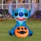 3ft. Airblown® Inflatable Halloween Stitch with Pumpkin